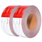 Dot-c2 Reflective Tape 2 Inch X 200 Feet Red White Reflective Tape Outdoor Wa   