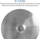 Cymbal Pack Alloy Drum Set 14  Hi-hats 16  Crash 18  Crash 20  Ride 5p Silver