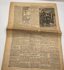 Rare Vintage May 5 1945 Stars And Stripes Newspaper Nazis Quit Holland Denmark