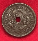 1848 Braided Hair Us Large Cent Copper Coin - Free Shipping