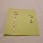 Lot Of 7 Pieces - Aida 25  26  28 Ct Cross Stitch Fabric - Various Sizes