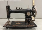 Antique Oakwood Vibrating Shuttle Sewing Machine Head Cast Iron Victorian