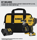 Dewalt Dcn45rnd1r 20v Max Bl Coil Roofing Nailer Kit  2ah 