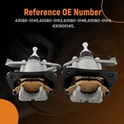 Rear Left Right Brake Calipers   Pads For Kawasaki Mule Pro Dx Dxt Fx Fxr Fxt