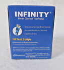 Infinity Diabetic Blood Glucose Test Strips 50 Per Box  1 box