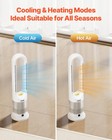 26  Bladeless Tower Fan Heating Cooling Remote Control Timer Oscillating 8 Speed