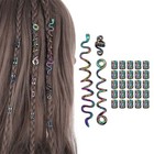 Ethnic Dreadlock Bead Hair Beads Loose Coil Hair Rings Hair Jewelry For Braid
