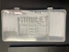 350 Plastic Collar Stays For Men Shirts 3 Various Sizes In Clear Divided Box