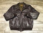 Excelled Us Army Air Force Leather Flyers Bomber Mens Jacket Type A-2 Lg Vintage