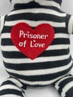 Dan Dee Sock Monkey Plush  prisoner Of Love  Romantic Stuffed Animal 21   