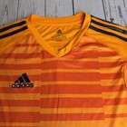 Adidas Climalite Padded Elbows Goalie Soccer Jersey Size Youth Large Orange