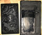 Ink Stone Japanese Calligraphy Suzuri Dragon Carving