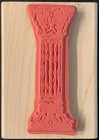 Stampabilities Corinthian Column Rubber Stamp