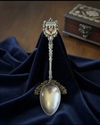 Vintage   sterreich Austria Enamel Crest Spoon 800 Silver Hallmarked Ornate
