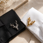 Artificial Deer Head Cufflinks Stylish Wedding Party Shirt Accessories For Men