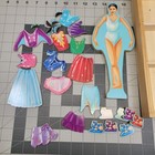 Melissa And Doug Magnetic Ballerina Doll Fashion Dress Up Wooden Play Set 27 Pc