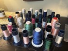 Sulky Gunold Machine Embroidery Thread Lot 30  Spools Cones 40wt Rayon Assorted