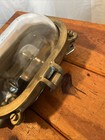 Vintage Brass Oval Bulkhead Light Nautical Marine Wall Lamp Ship Style Fixture