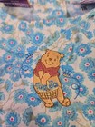 Vintage Disney Winnie The Pooh Blue Floral Toddler Girl 2pc Outfit Size 3t