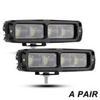 2x Led Light Bar 60w 6  Flood Led Pods Offroad Fog Light For Boat Suv Utv Truck