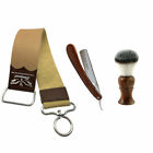 Shaving   Grooming Set   3 Edge Razors   Silvertip Badger Brush   Men s Kit Gift