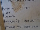 New Old Stock Leister Le 3000 Hot Air Equipment W11