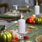  4 Pillar Candles - 3x6 Inches - Individually Wrapped - Premium 4 Pack White