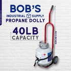 Bisupply Propane Cylinder Dolly - 40lb Propane Tank Cart Hand Truck