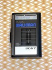 Reconditioned Sony Wm-f41 Fm am Cassette Walkman     New Belts     Retro Headphones 