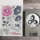 Stampin Up Floral Essence Stamp Set   Perennial Flower Punch Flowers Sentiments