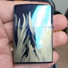 Zippo Harley-davidson Flip Top Lighter Black white Flame Graphic Motor Cycles