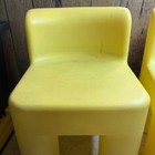 Lot Of 2 Vintage 1990s Little Tikes Yellow Plastic Chunky Child Size Chairs Set