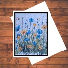 Wildflower Embossed Card Kit  Set Of 6 A2 Diy Floral Greeting Cards W envelopes