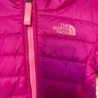 North Face Reversible Fuchsia teal Quilted Puffer And Sherpa