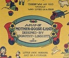 1933 Pictorial Map Of Mother Goose Land By D  Linscott Woburn  Ma  Nursery Rhyme