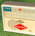 Vintage Rare Grain Belt Beer Radio With Sports Score Sign Nice Condition