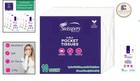 Luxury White Pocket Tissues  80 Total - 3-ply Absorbent Packs For Travel