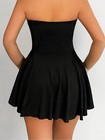 High Waist Strapless Bell Mini Skirt Fitted Design For Daily Wear Night Out Spec