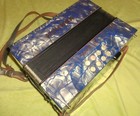 Made In Germany Hohner Club Iv Diatonic Button  Bb eb Accordion   Case    Straps