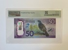 New Zealand 50 Dollars 2018 P-194b Pmg Graded Pmg 67 Superb Gem Unc