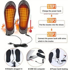 Usb Electric Heated Shoe Insoles Warm Sock Feet Heater Foot Winter Warmer Pad