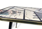 The Beatles Original Coffee Table Crown Print Uk 1964 Rare Man Cave  Flat Pack