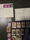 82 Mixed Vintage Stamp Lot Various Kinds And Conditions