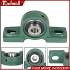 Findmall 4  ucp201-8 Solid Base Pillow Block Bearing1 2  Bore Self Aligning 2bolt