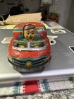 Vintage 1950s Japan Tin Friction Car    magic Car No  2    Driver