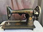 Antique 1920 Singer Sewing Machine Model 66 Red Eye G Series Light   Foot Pedal