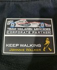 Mercedes Team Mclaren   Johnnie Walker Polo Shirt Mens Large Black