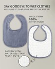  Baby Bibs For Unisex Girls   Boys- 4-pack 100  Cotton Baby Bibs For Drooling 