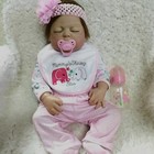 Lifelike Reborn Dolls Waterproof Newborn Baby Girl Doll Realistic Gift Birthday