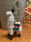 Peruvian Llama Keychain Handmade